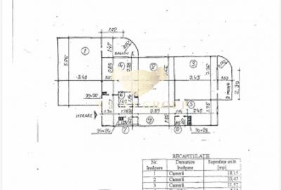 Apartament cu 3 camere decomandat în Gorjului