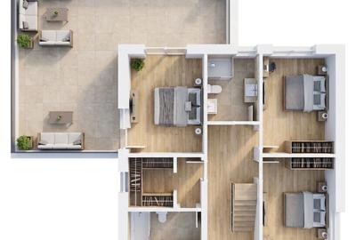 Teren cu A.C.  construire casa individuala, zona Vivo, Floresti - 5