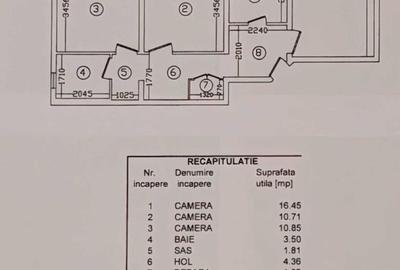 Apartament de 3 camere decomandat, 1 minut metrou Nicolae Grigorescu, etaj 1/8 - 8