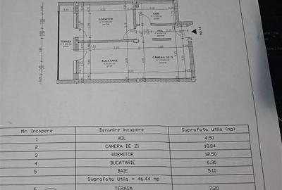 Apartament 2 camere, 46 mp, parcare! Zona Terra! - 8