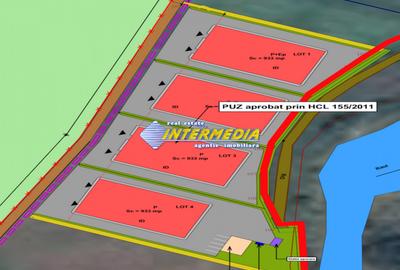Teren Industrial de vanzare loturi de cate 3350 mp cu PUZ si utilitati in zona - 1