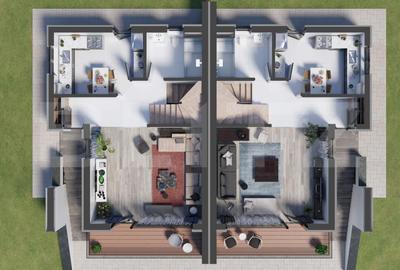 Casa moderna cu terasa panoramica si garaj dublu – confort, intimitate - 3