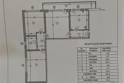 Apartament 3 camere zona sud - 7