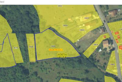 Teren Salatrucel Valcea intravilan cu curent 380V 3300mp+4200 faneata si padure - 8