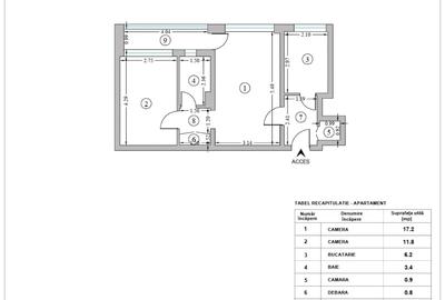 Apartament cu 2 camere semidecomandat în Drumul Taberei