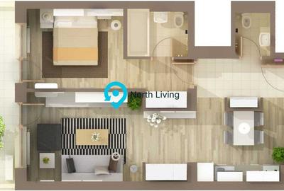 2 Camere | 61 mp | Aleea Privighetorilor -Baneasa | 2 bai - 9
