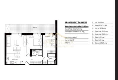 Apartament 3 camere_ Proiect NOU***Barbu Vacarescu/Floreasca-Pipera/Tei - 12