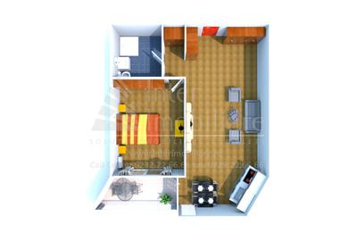 Apartament 2 camere,Open-space,68 mp, Mamaia Nord,Prima linie la Mare,cod 161925 - 1