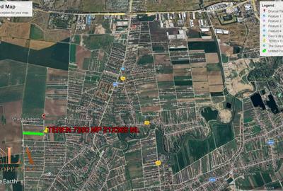 Teren intravilan 14700mp | 42X360 | Toate utilitatile | Zona Domnesti - 1