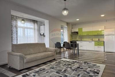 Apartament cu 2 camere semidecomandat, mobilat în Băneasa