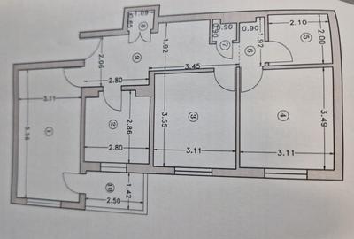 Calea Vitan - Dristor - Apartament 3 camere ,posibilitate montare centrala - 9