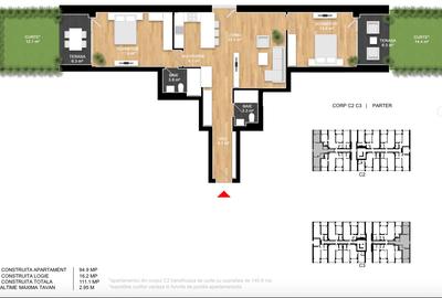 Apartament 3 Camere Pipera | Millo 8 | Modern, gradina & terasa | Investitie - 3