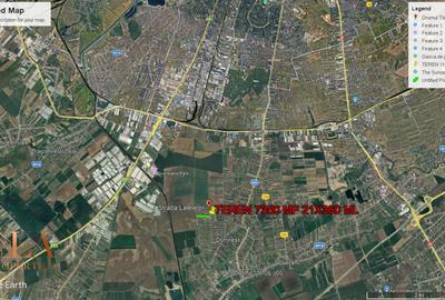 Teren intravilan 14700mp | 42X360 | Toate utilitatile | Zona Domnesti - 3