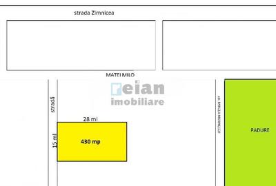 Voluntari - Matei Millo Teren 430 Mp, D-15 Ml, Utilitati, Asfalt - 1