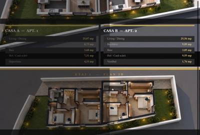 Casa Noua cu ROOFTOP privat de peste 50 mp . - 2