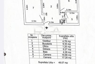 2 camere, 8/8, bloc 1979, anvelopat, 51 mp-Gorjului - 8