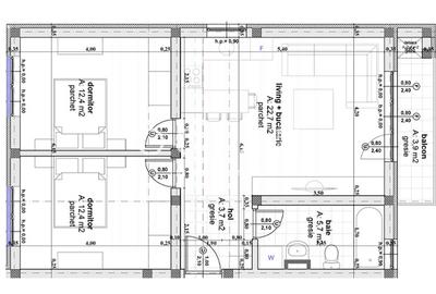Apartament 3 camere,  etaj 1,  Cartierul Arhitectilor - 8