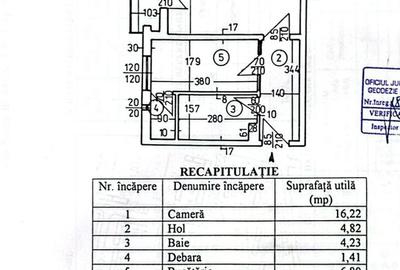 Rovine, garsoniera de vanzare, 4/4, decomandata, 37 mp, an 1985, mobilat/utilat - 14