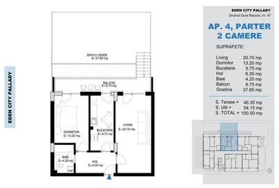2 camere decomandat curte proprie, METROU, predare in doar cateva luni - 2