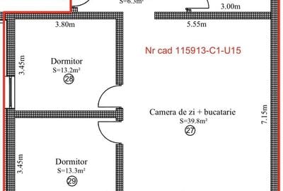 Apartament de LUX 3 camere in Selimbar, ansamblul Regina Residence - 27