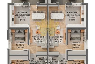 Duplex premium de vanzare, in Mosnita Veche - 6