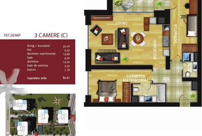 Apartament 3 camere bloc premium, zona Decebal, Mall Vitan Panoramic - 18