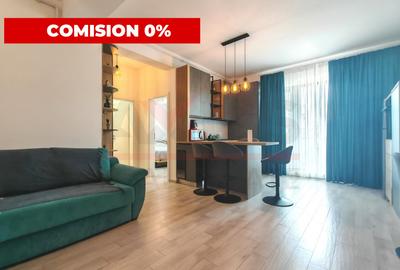 Apartament cu 2 camere semidecomandat, mobilat în Central