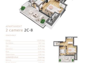 Apartament 2 camere Alpha Distrikt Brasov - 8
