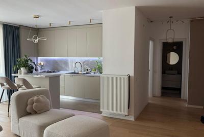 2 camere pe lac 77mp complet mobilat parcare subterana si boxa inclusa - 1