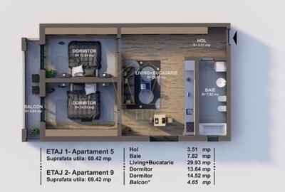 Apartament superb cu 3 camere I Braytim - 2