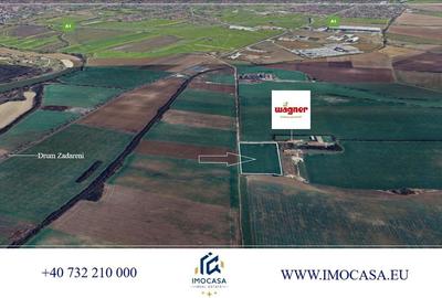 Arad Sud, De Vanzare teren extravilan 9772 mp, Vecinatate ferma Wagner - 2