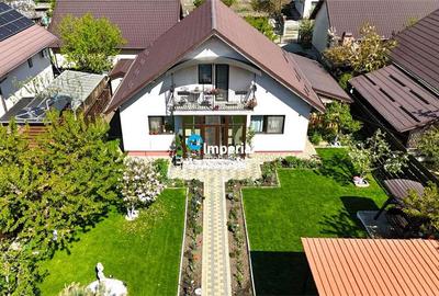 Casa superba 4 cam, mobilata, teren 509 mp, terasa, Lunca Cetatuii Iasi - 1
