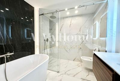 Apartament spatios cu 4 camere, partial mobilat modern, parcare, paza, terase - 3