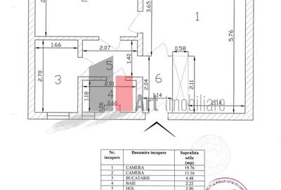 APARTAMENT 2 CAMERE -SALA PALATULUI - 26