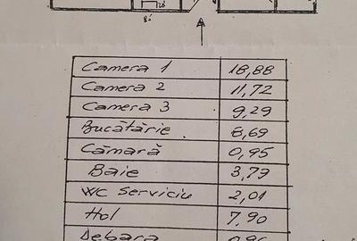 Apartament 3 camere 74 mp, Etaj 3/4, Grigorescu - 1