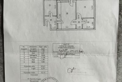 Apartament 2 camere-Podu Ros-Primaverii-etaj 2-52mp - 1