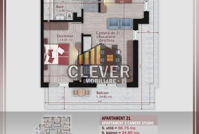 Apartament 2 camere cu terasa, Comision 0%,  Pallady, metrou Teclu - 1
