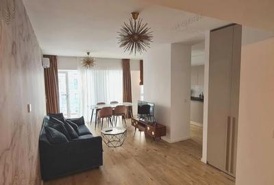 Apartament cu 2 camere semidecomandat, mobilat în Floreasca