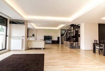 Apartament cu 5 camere decomandat, mobilat în Herăstrău