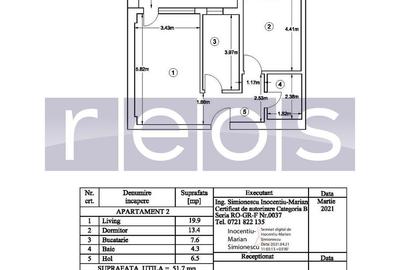 VANZARE 2 CAMERE | TERASA 33 MP | PARCARE INCLUSA | PIPERA – ROND OMV | - 17