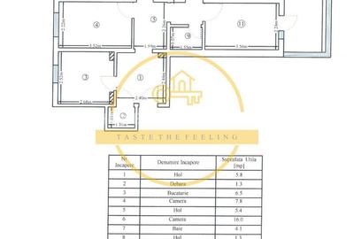 Apartament 3 Camere 90mp!-Mobilat &Utilat/-Bloc din 1982-Nicolina 1 - 7