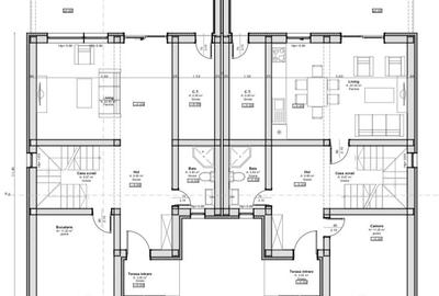 Duplex 4 camere, 105 mp, 250 mp teren - Sanandrei - 3