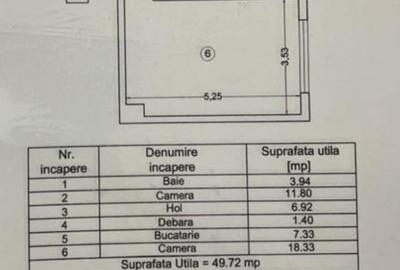 Trocadero- 2 camere decomandat et 1 - 1