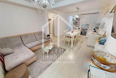 Apartament cu 3 camere, 58mp utili + curte 74mp, parcare, Selimbar - 1