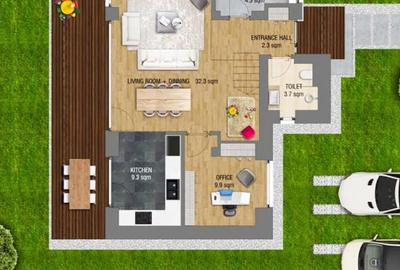 Vila 4 camere | Amber Gardens | Otopeni | Tunari | 2 parcare - 17