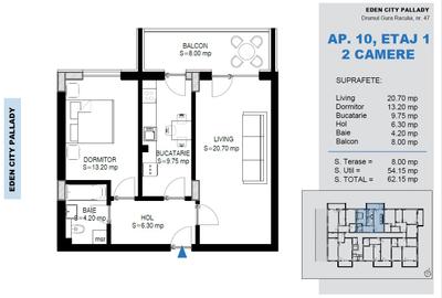 Apartament  cu 2 camere decomandat , Pallady Ikea - 2