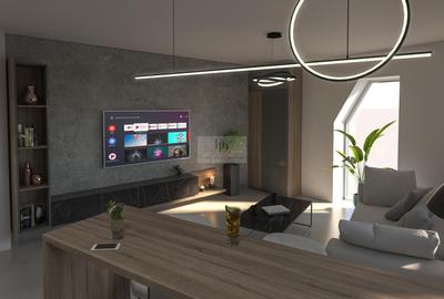 Apartament cu 3 camere semidecomandat, mobilat în Zorilor