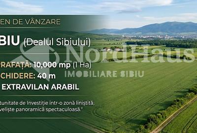 Teren agricol extravilan de 10000 mp, în Viile Sibiului