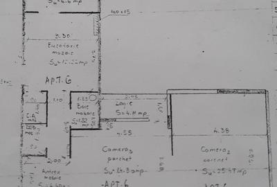 Str. 21 Decembrie! Apartament cu 3 camere 73mp etaj 1 zona - 5