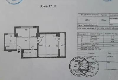 Apartament cu 2 camere semidecomandat, mobilat în Energia